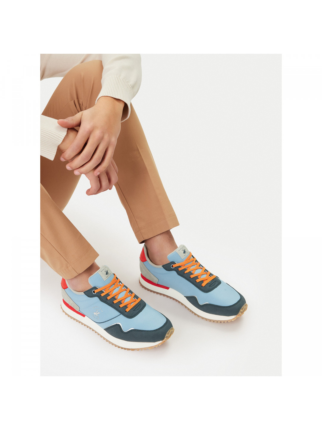 Sneakersy Beverly Hills Polo Club EO-GUIDIO-01 Modrá